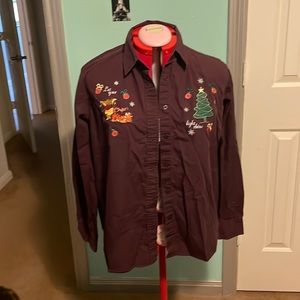 3/$10 Winnie the Pooh button up